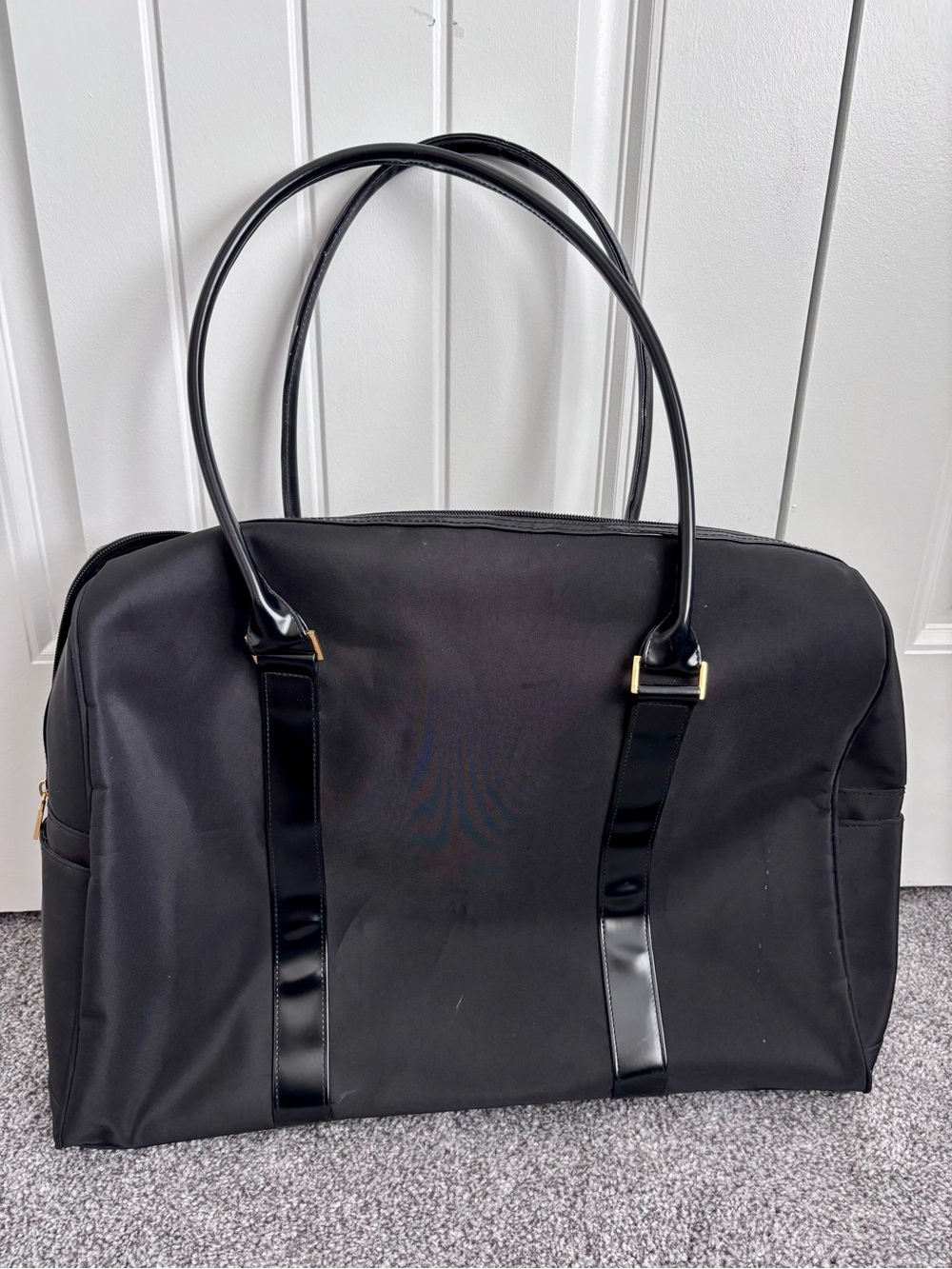 Elizabeth Arden Black Tote with Gold Accent Hardware